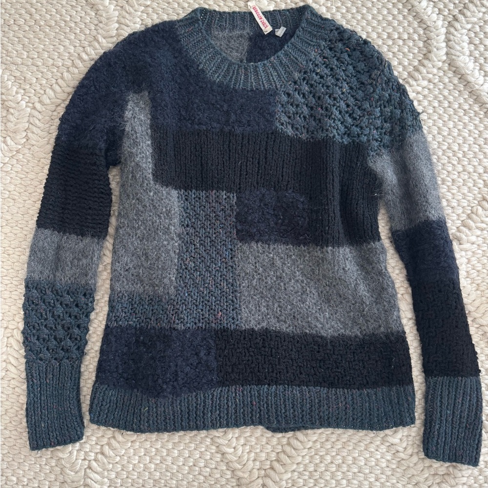 Rebecca Taylor Colorblock Knit Women's Sweater